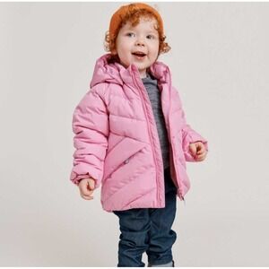 Reima Kupponen Toddler Down Jacket Pink Size 4T Winter Outdoor Warm GUC